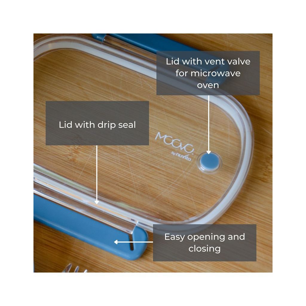 Nuvita uzsonnás doboz S 490 ml - English Rose 4420