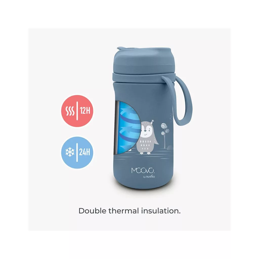 Nuvita termosz 350ml - Powder Blu 4440