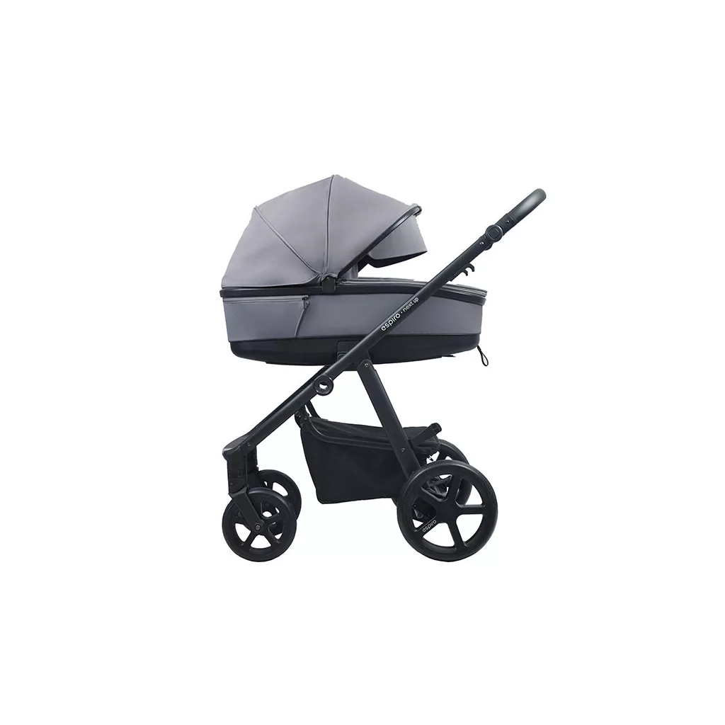 Espiro Next UP Black Gel 2in1 multifunkciós babakocsi - 310 Metal Black