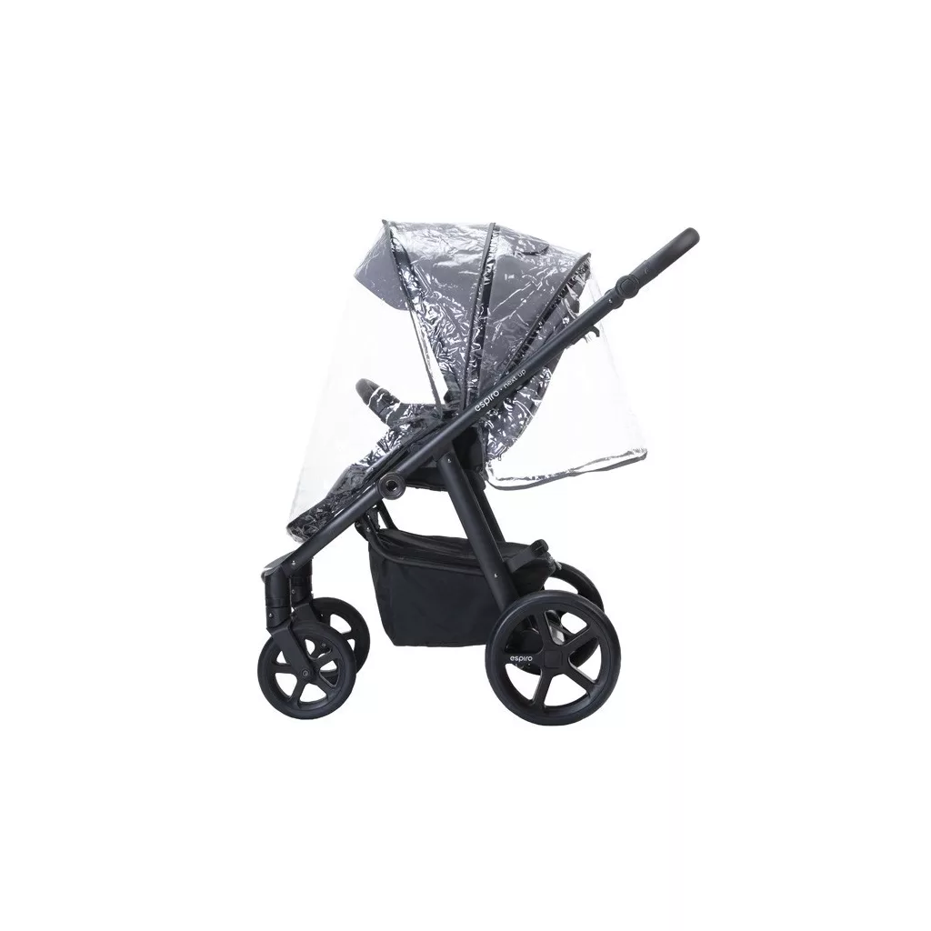 Espiro Next UP Black Gel 2in1 multifunkciós babakocsi - 310 Metal Black