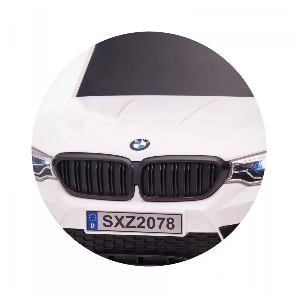 Chipolino BMW bébitaxi tolókarral - white