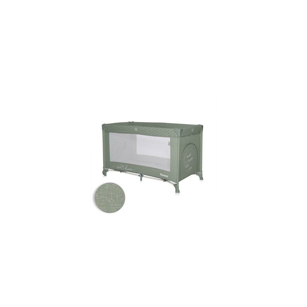 Lorelli Noemi 1 fix utazóágy - Iceberg green star