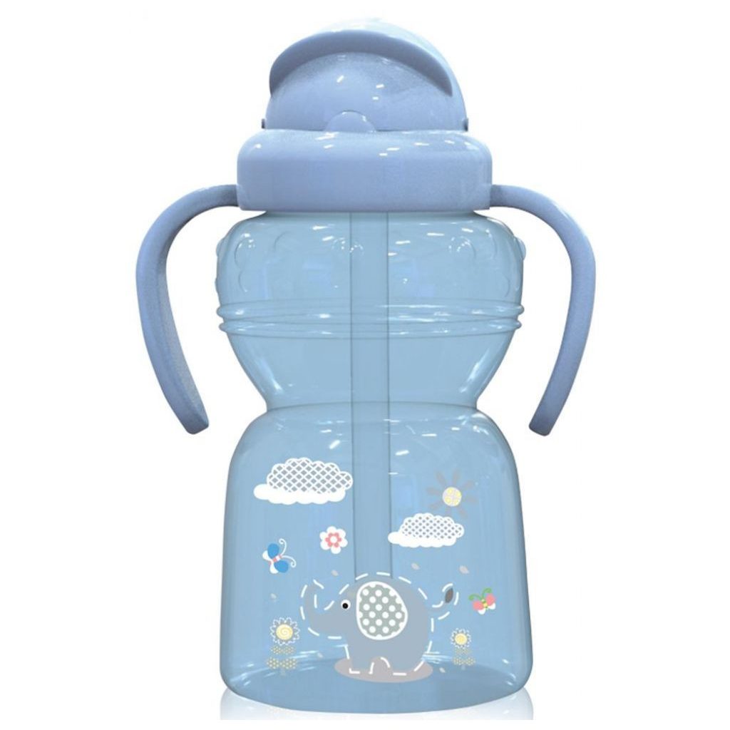 Baby Care szívószálas sportitató 325ml - Moonlight Blue