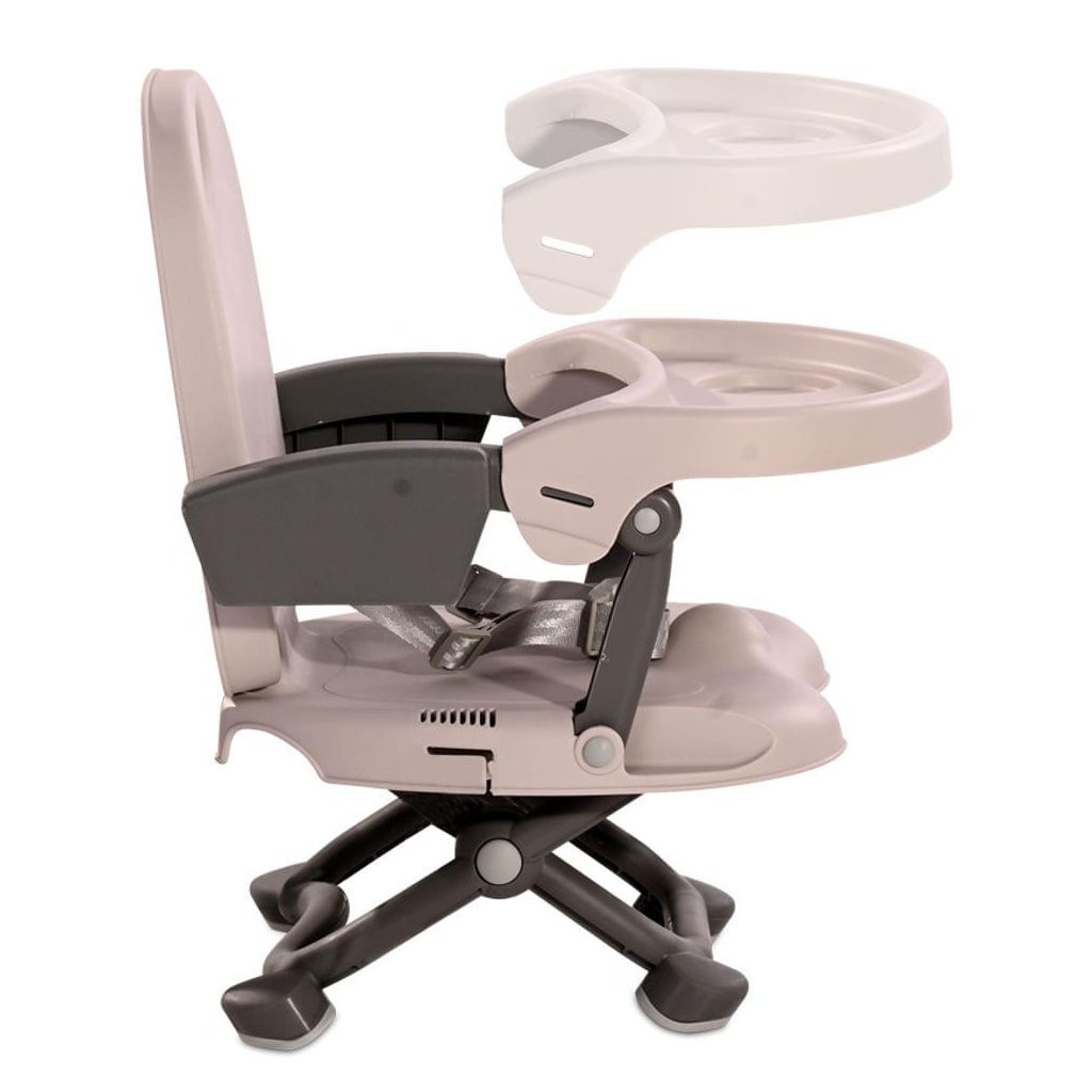 Lorelli Ego Plus székre szerelhető ülésmagasító - White Fluff PU Leather