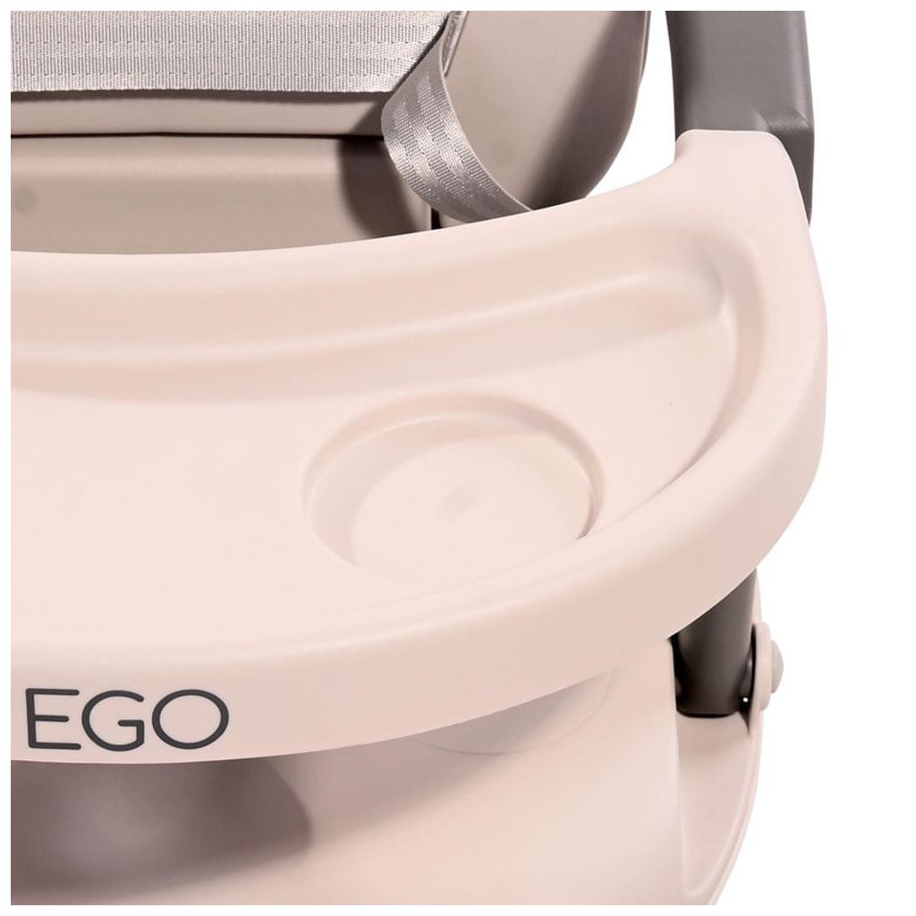 Lorelli Ego Plus székre szerelhető ülésmagasító - White Fluff PU Leather