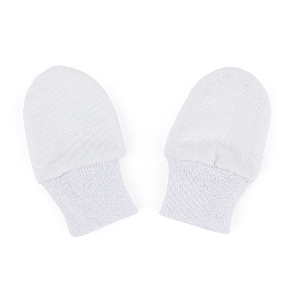 PETITE&MARS újszülött kesztyű  Smoothie Infinity White