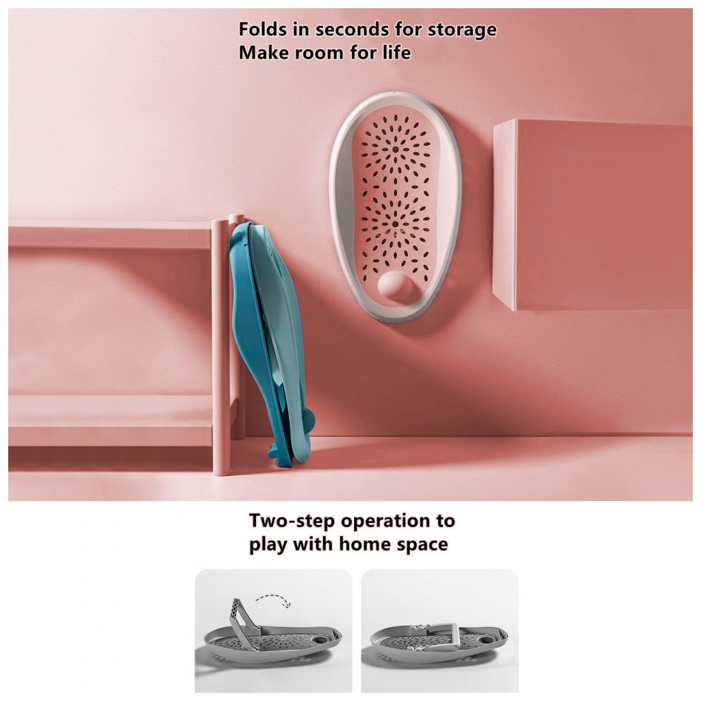 Chipolino Fancy összehajtható babatartó kádba - pink