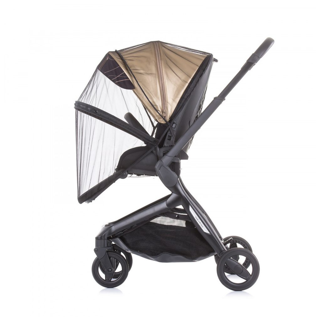 Chipolino Lux szúnyogháló babakocsira - black