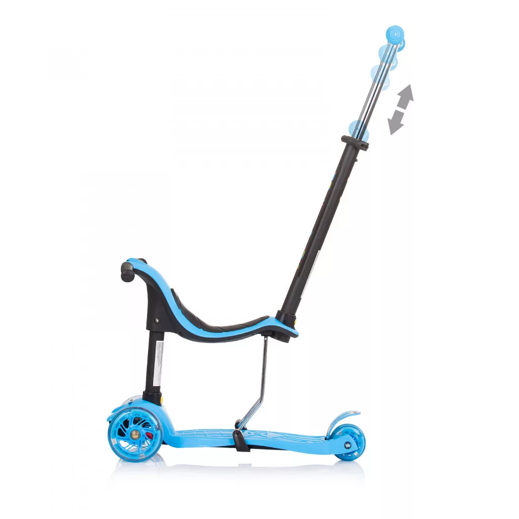 Chipolino Multi Plus roller tolókarral - blue
