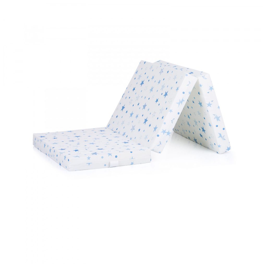 Chipolino összehajtható matrac 60x120 - white/blue stars