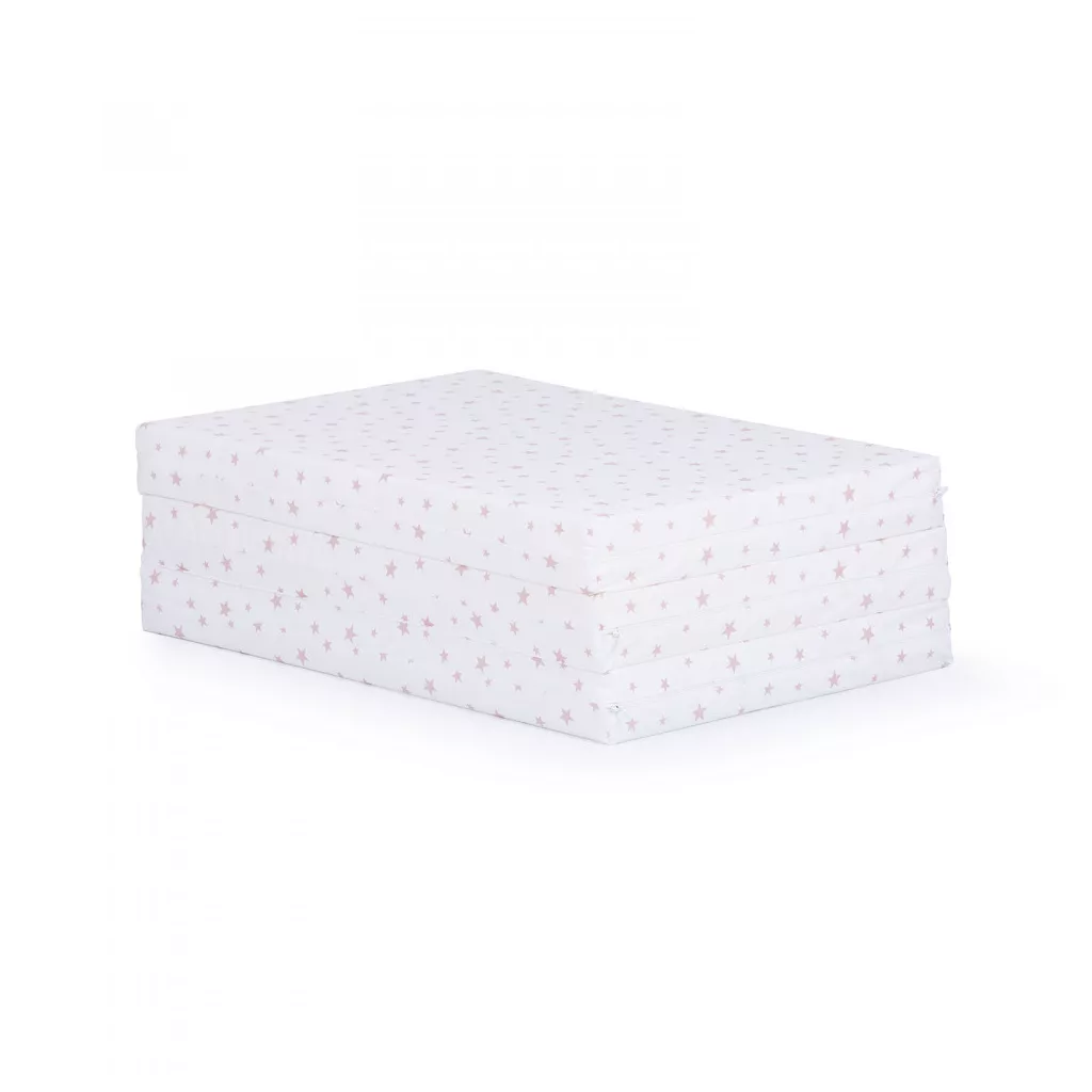 Chipolino összehajtható matrac 60x120 - white/powder stars