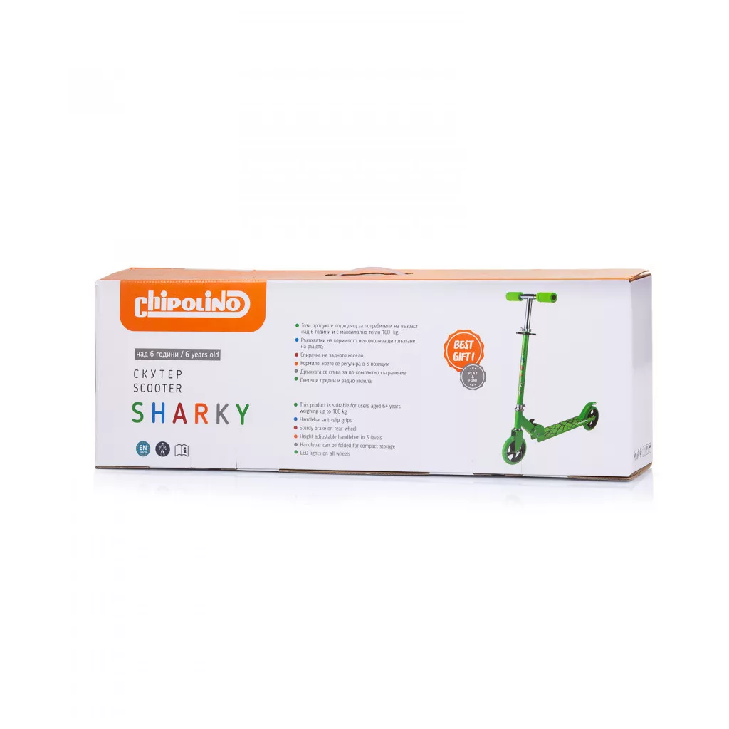 Chipolino Sharky roller - green