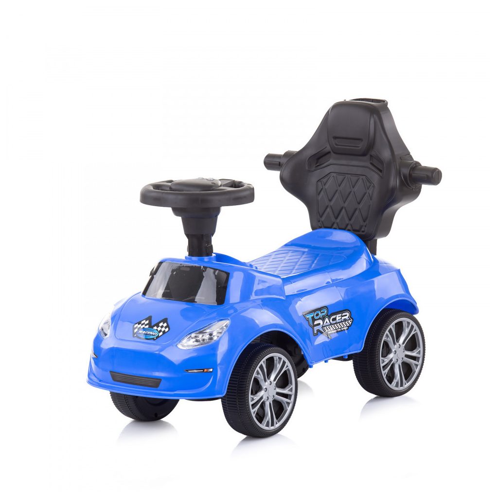 Chipolino Turbo bébitaxi tolókarral - blue