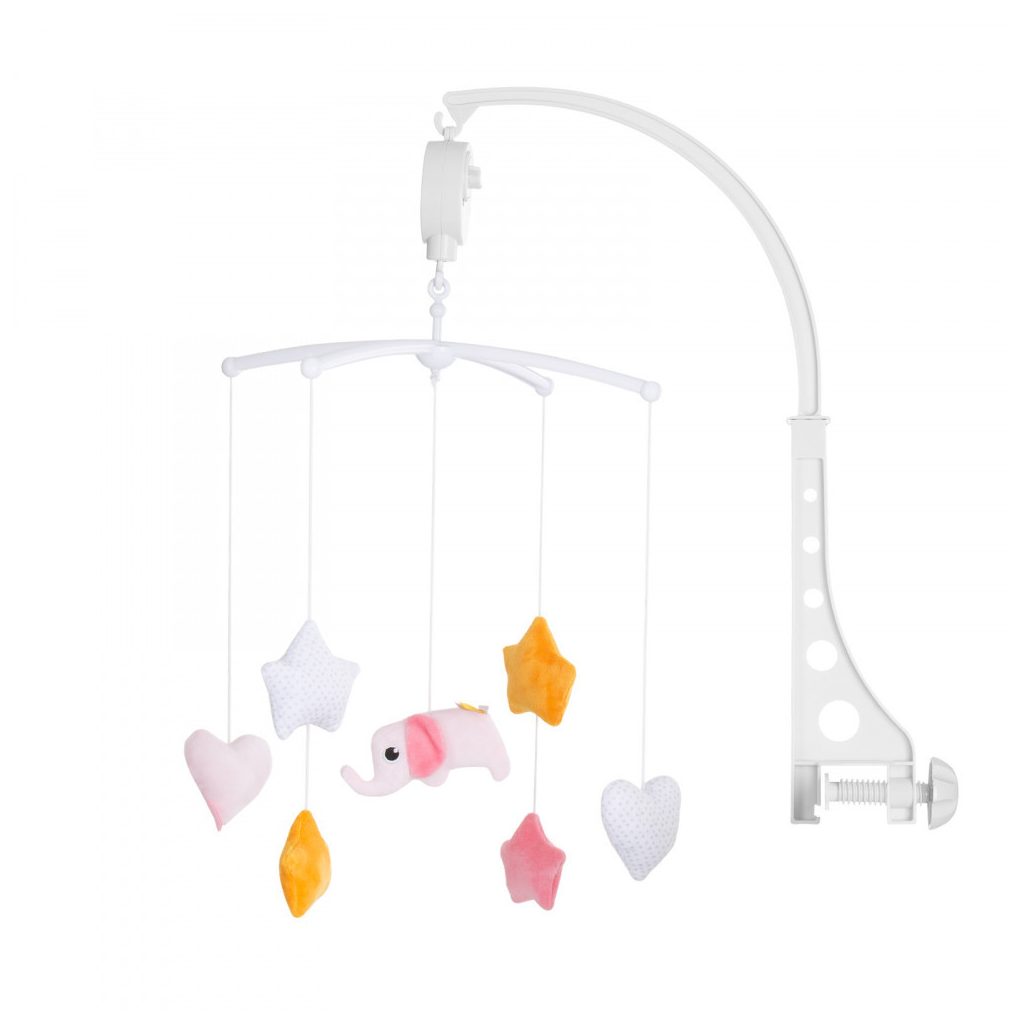 Chipolino Zenélő forgó - Pink elephant