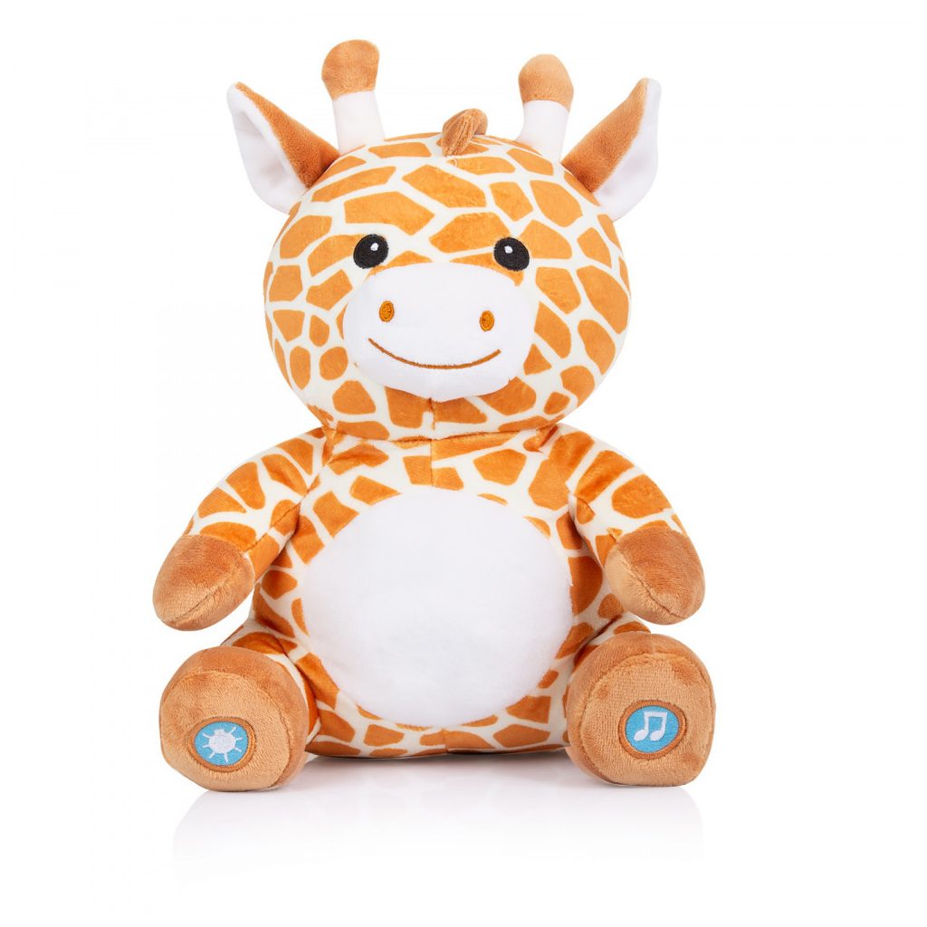 Chipolino Zenélő, világító plüss játék - Giraffe