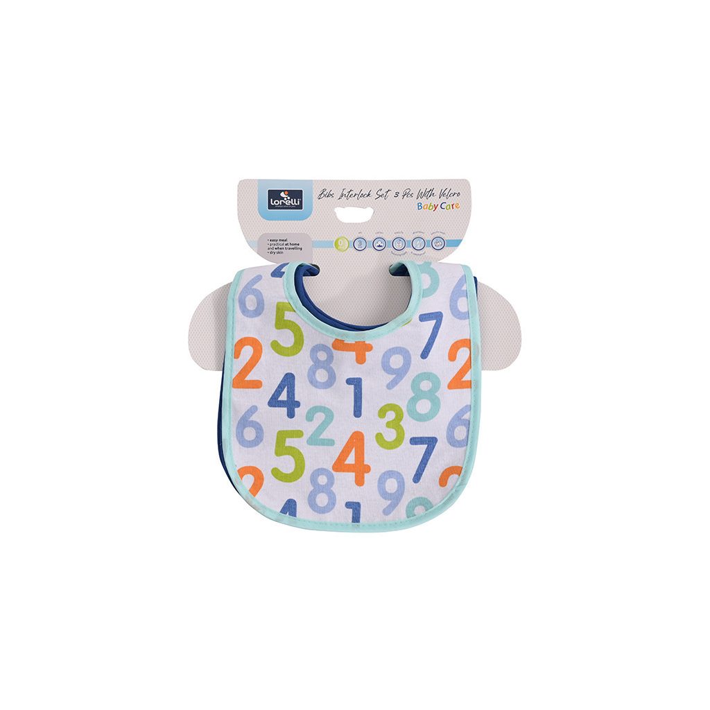 Baby Care 3Darab-os előke, tépőzáros - Boy