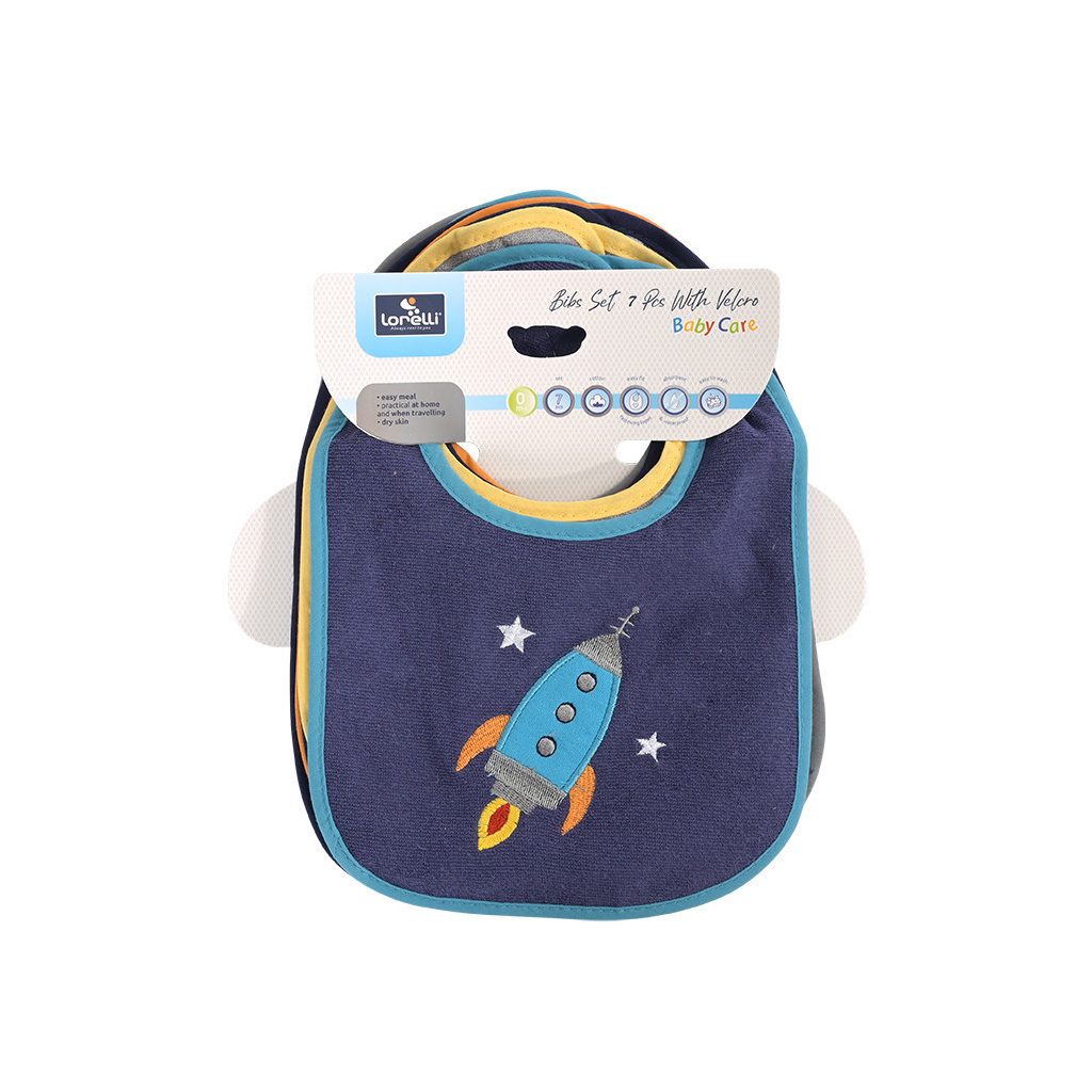 Baby Care 7Darab-os előke, tépőzáros - Boy