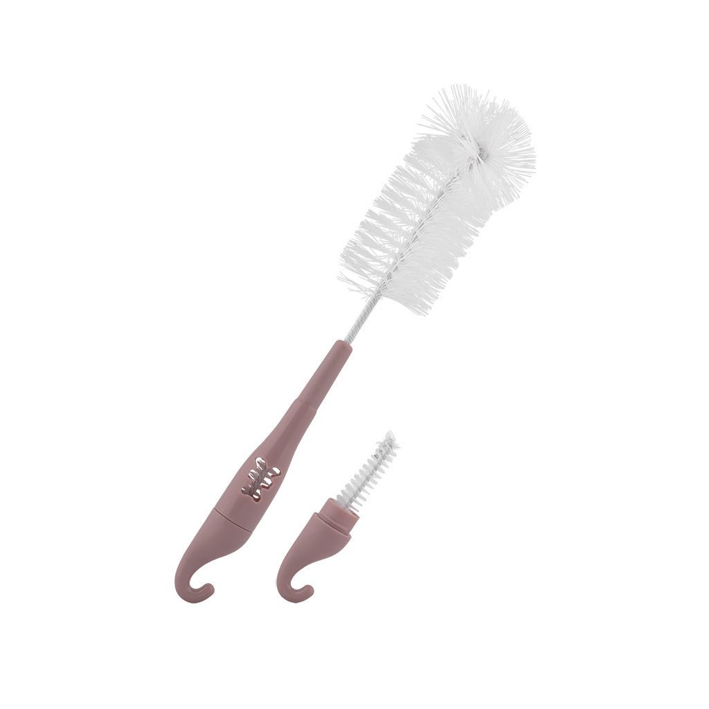 Baby Care cumi és cumisüvegmosó kefe - Blush Pink