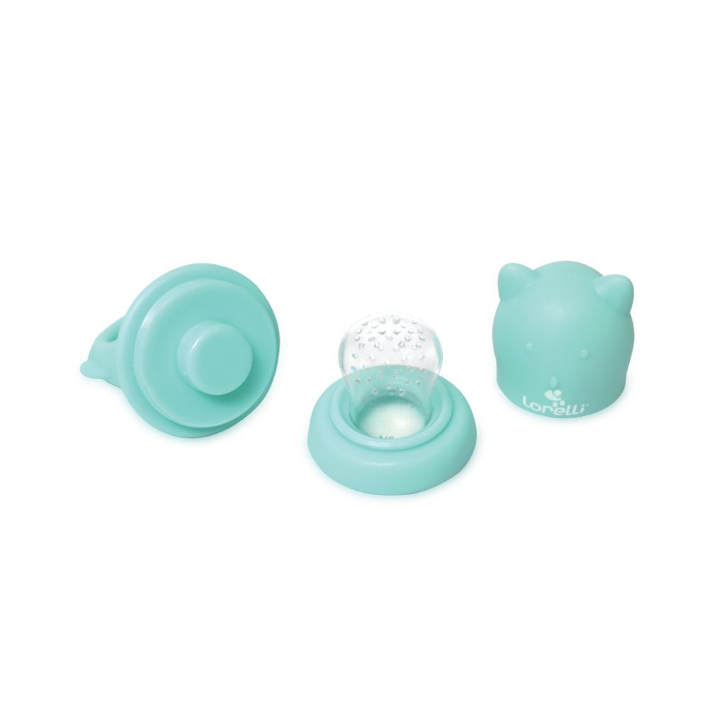 Baby Care etetőháló fogóval - blue/green