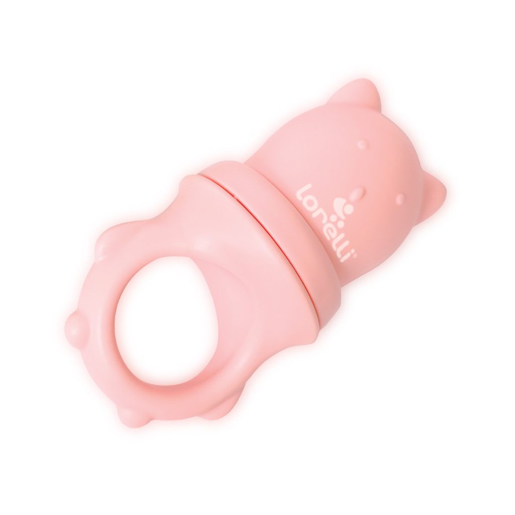 Baby Care etetőháló fogóval - pink