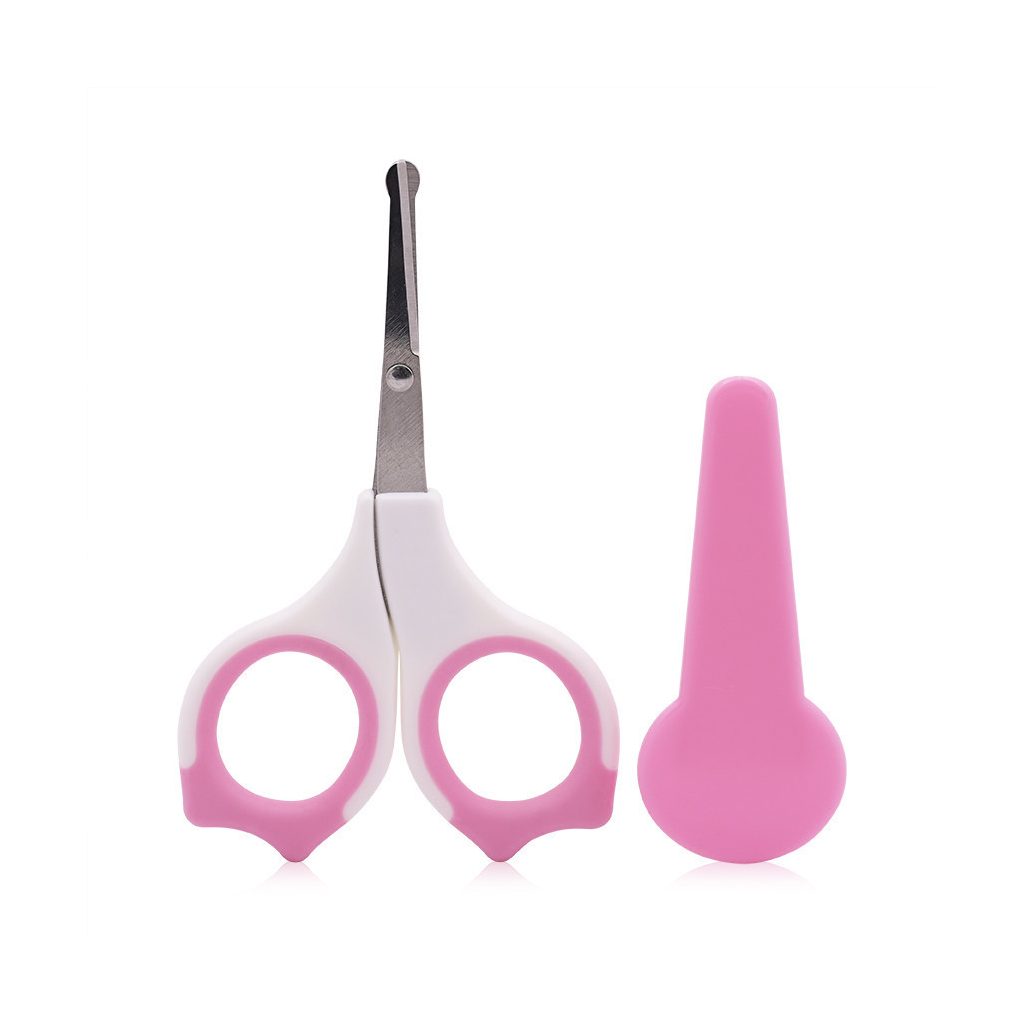 Baby Care Körömvágó olló védőtokkal - Blush Pink