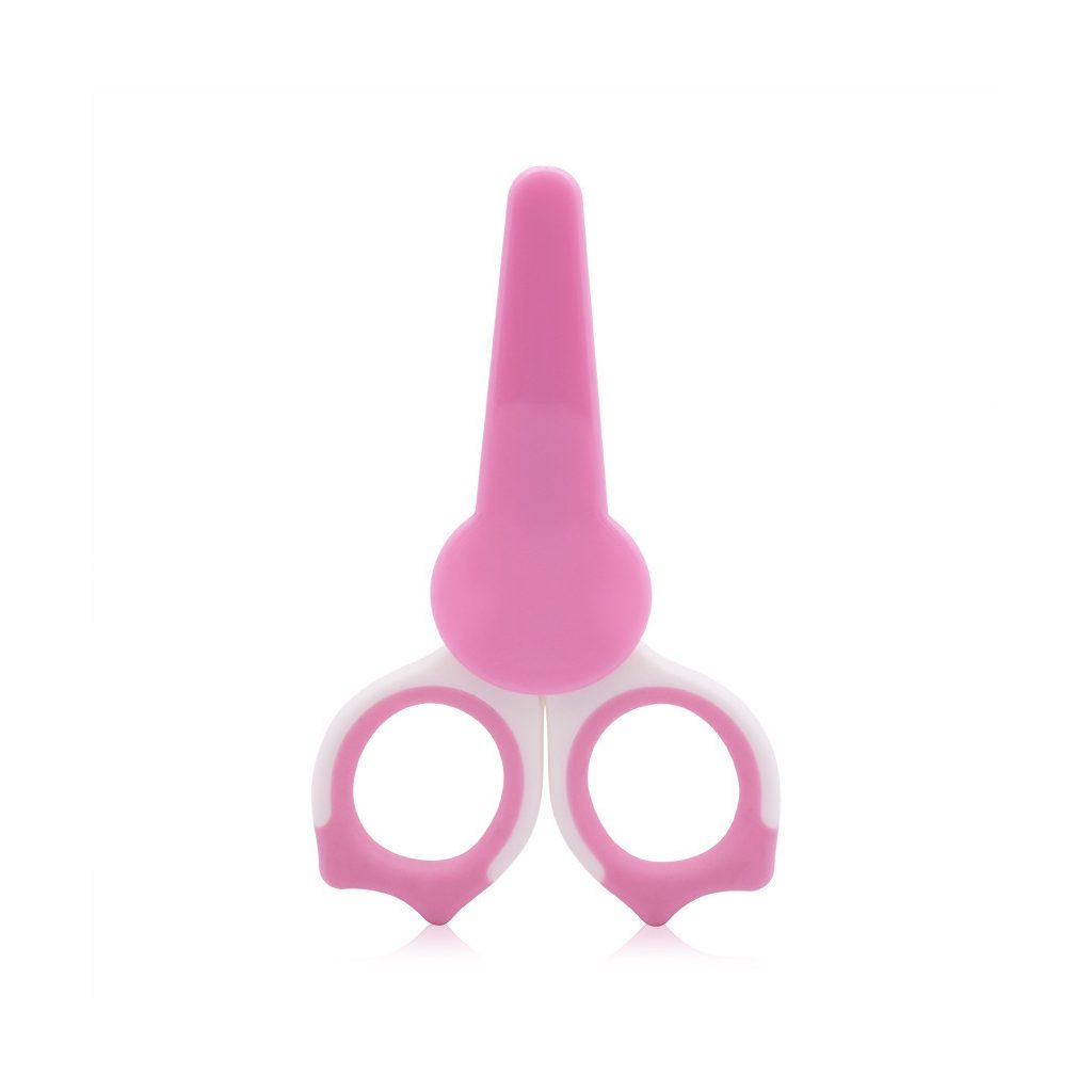 Baby Care Körömvágó olló védőtokkal - Blush Pink