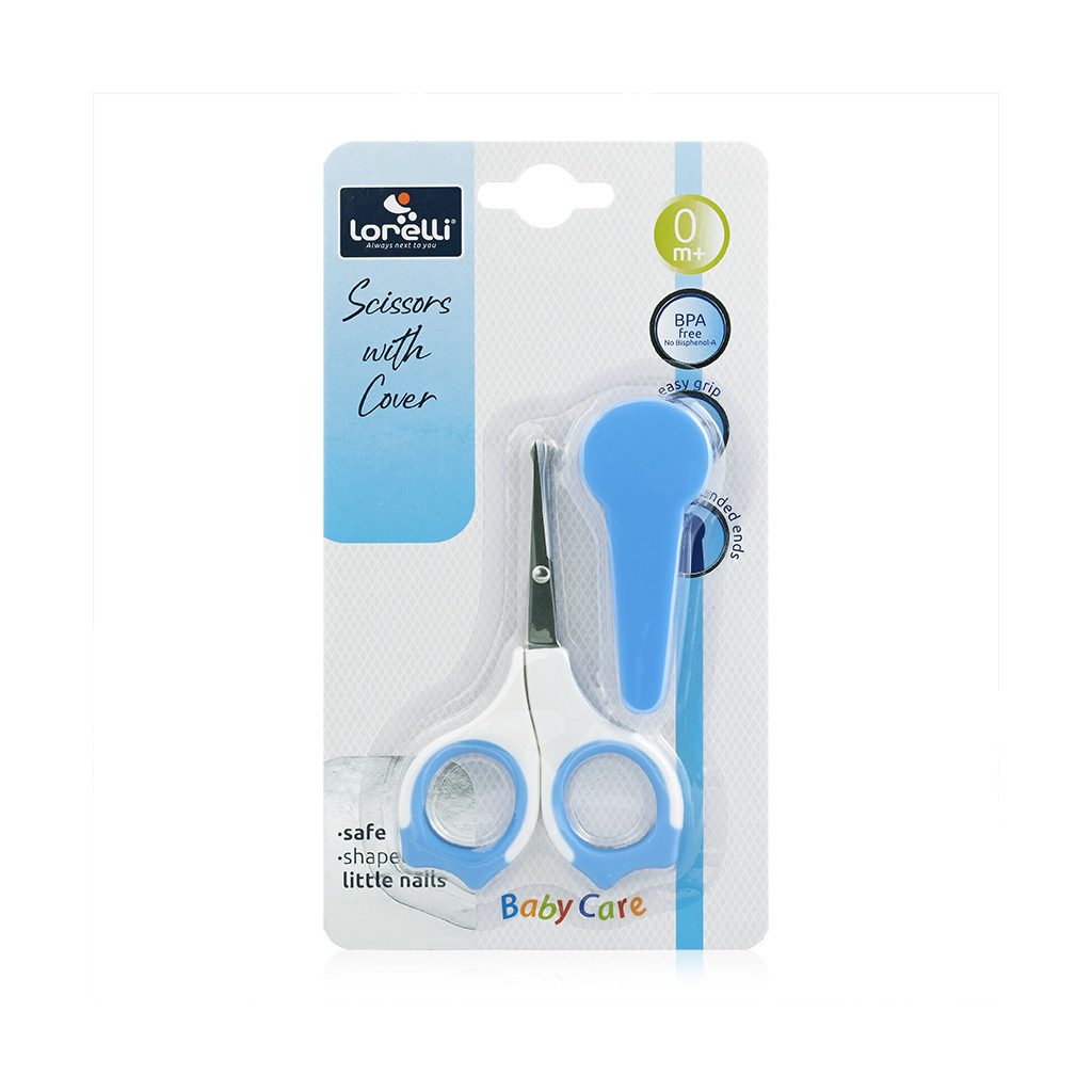 Baby Care Körömvágó olló védőtokkal - Moonlight Blue