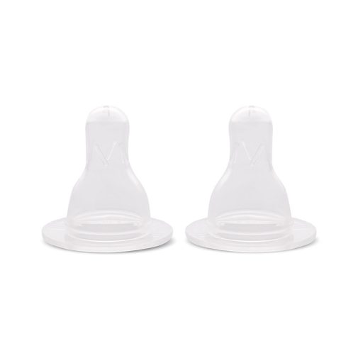 Baby Care szilikon szélesnyakú cumisüveg cumi M - 2db