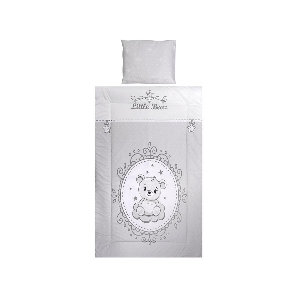 Lorelli 3 részes ágynemű garnitúra - Little Bear Grey