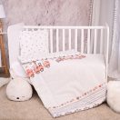 Lorelli 3 részes ágynemű garnitúra - Train Grey