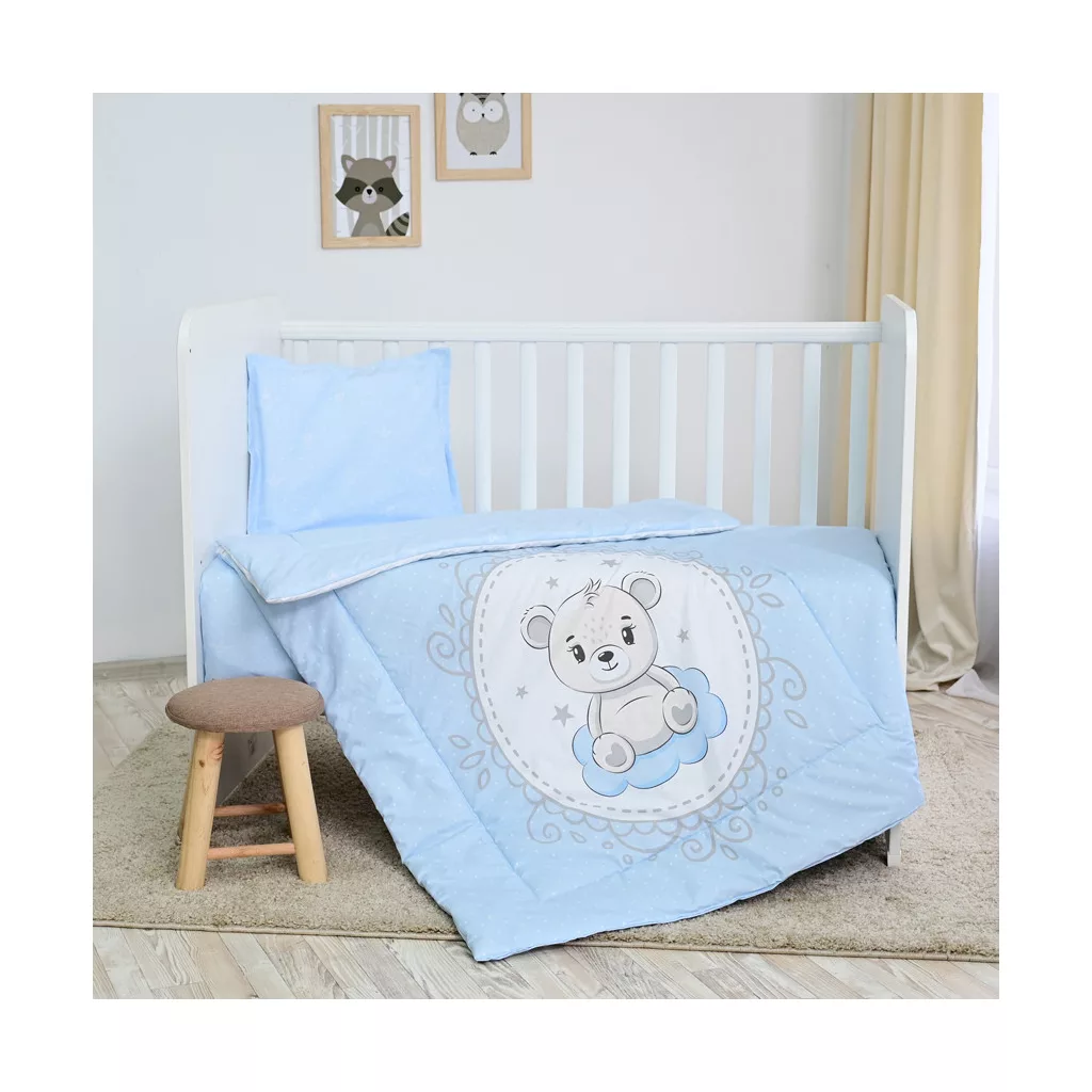 Lorelli 4 részes ágynemű garnitúra - Bear Blue