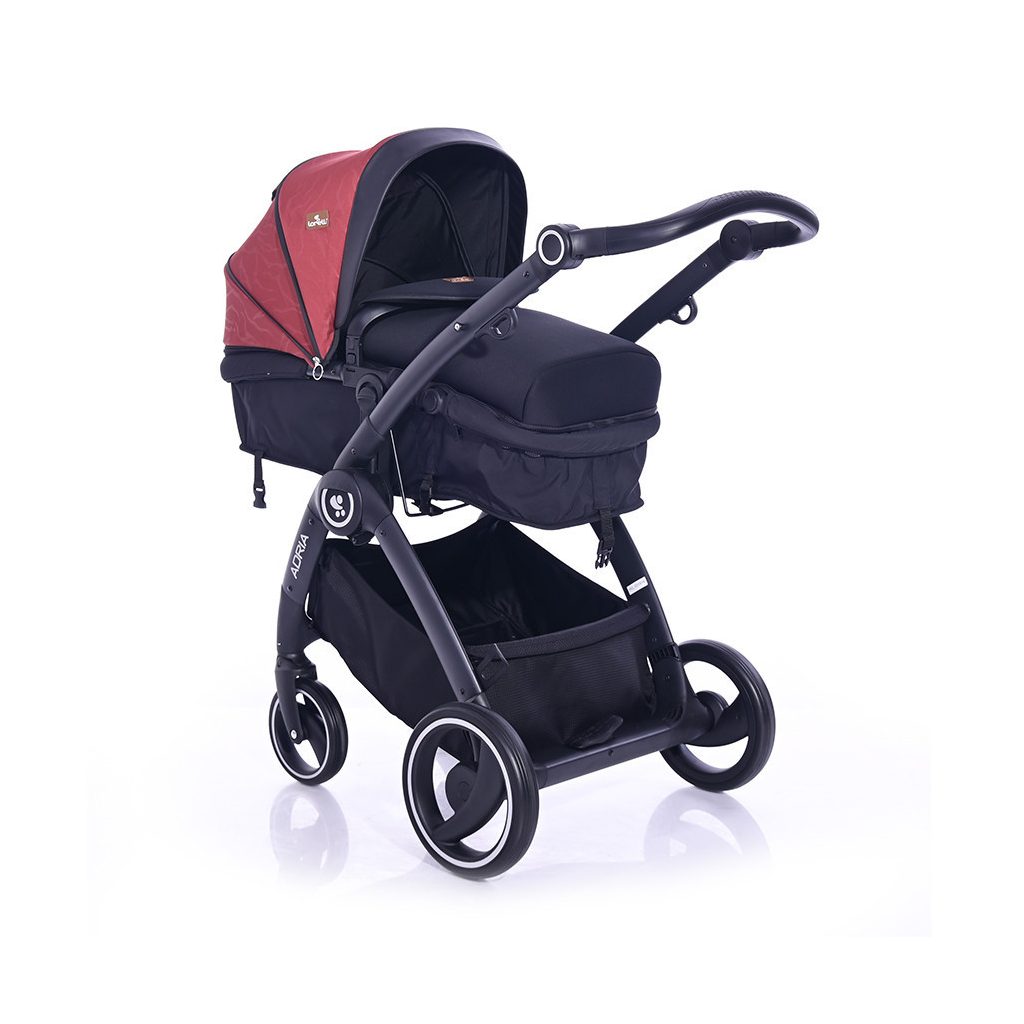 Lorelli Adria multifunkciós babakocsi - Premium Black&Red