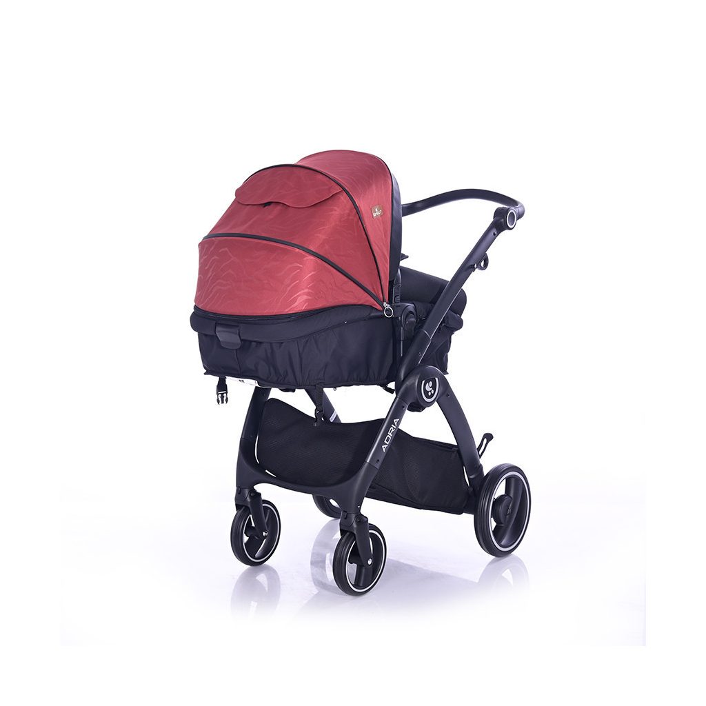 Lorelli Adria multifunkciós babakocsi - Premium Black&Red