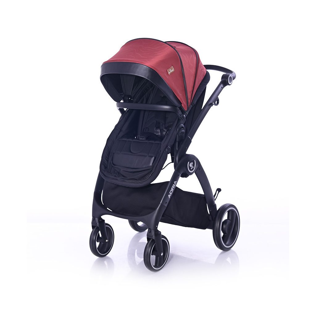 Lorelli Adria multifunkciós babakocsi - Premium Black&Red