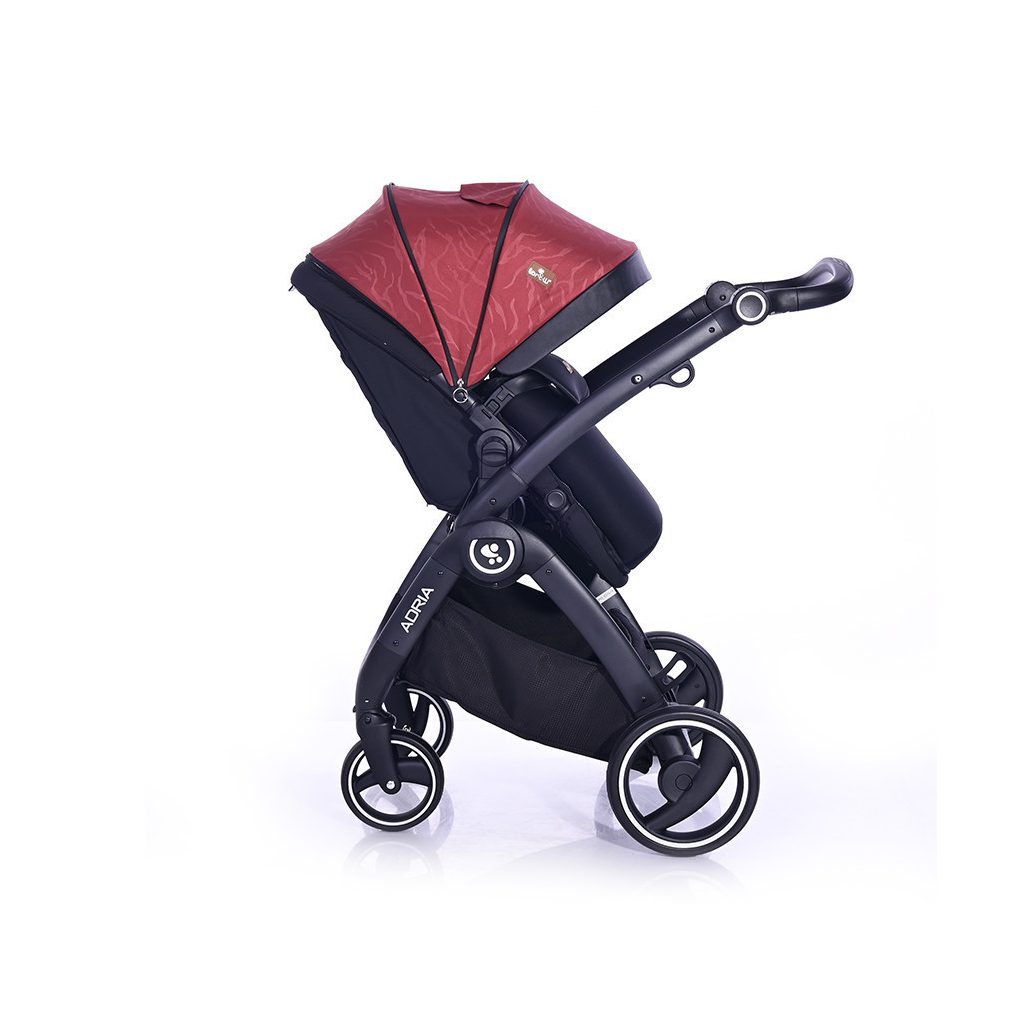 Lorelli Adria multifunkciós babakocsi - Premium Black&Red