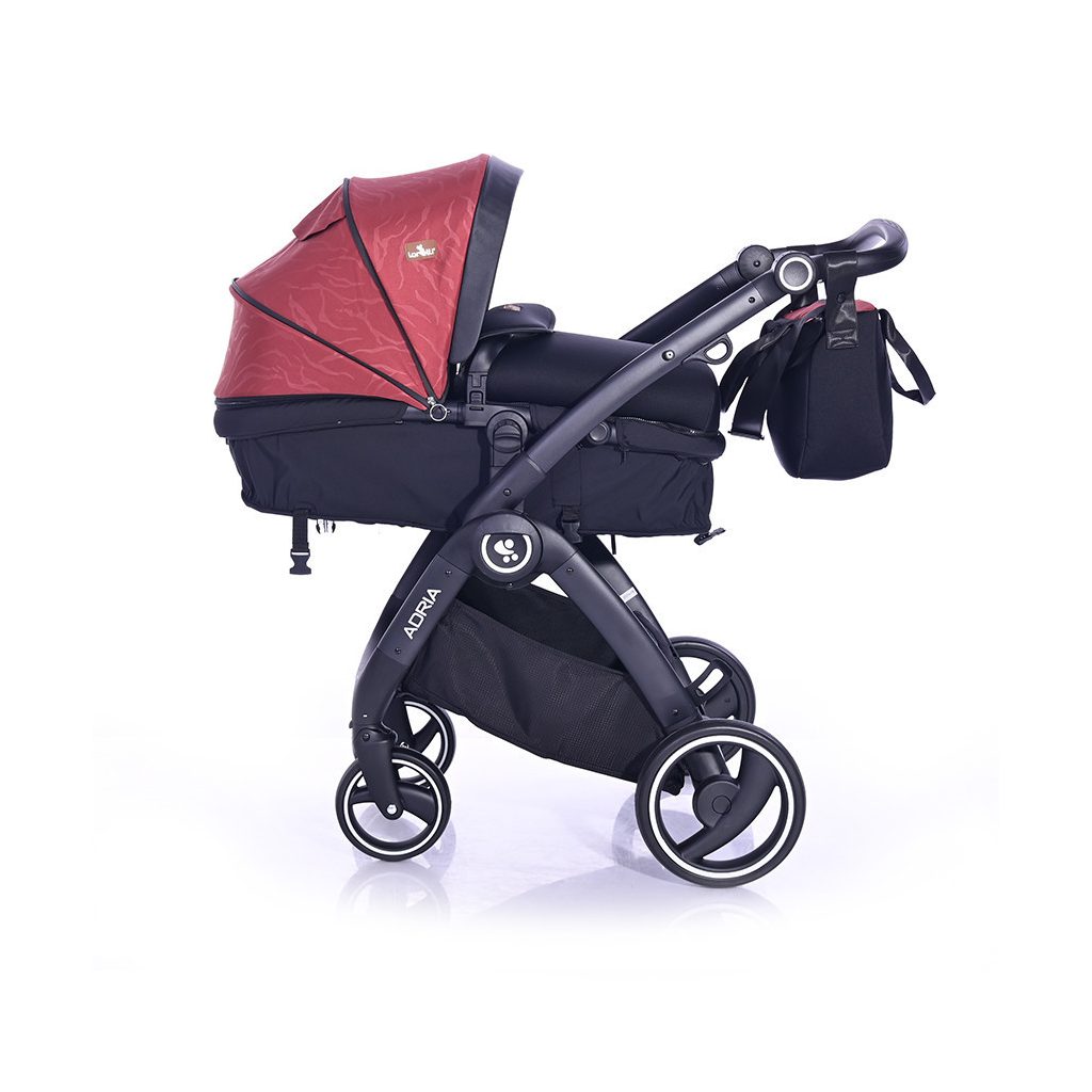 Lorelli Adria multifunkciós babakocsi - Classic Black&Red