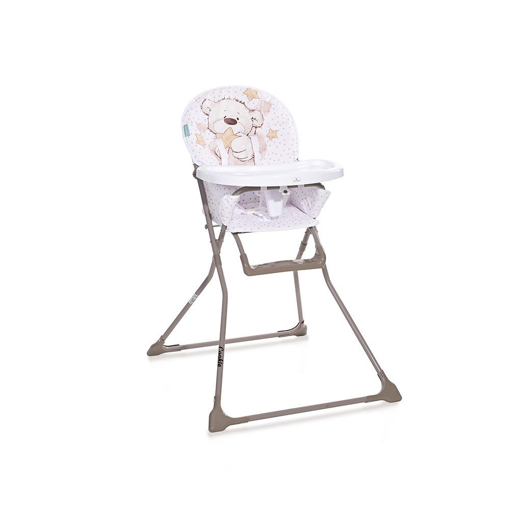 Lorelli Cookie fix etetőszék - White teddy bear