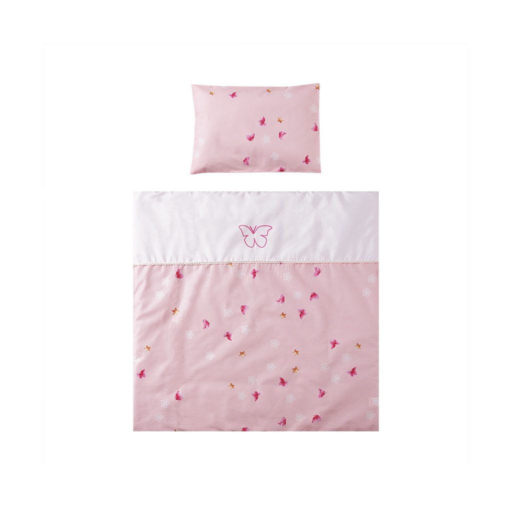 Lorelli First Dreams ágynemű garnitúra - Butterflies Pink