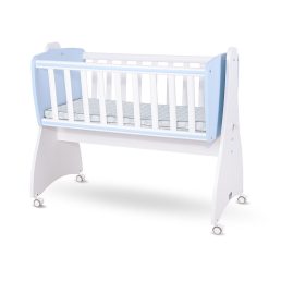   Lorelli First Dreams ringatható bölcső 105x55 - White / Baby Blue New