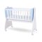 Lorelli First Dreams ringatható bölcső 105x55 - White / Baby Blue New