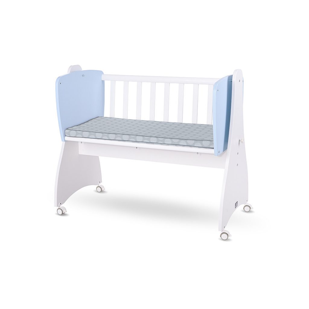 Lorelli First Dreams ringatható bölcső 105x55 - White / Baby Blue New