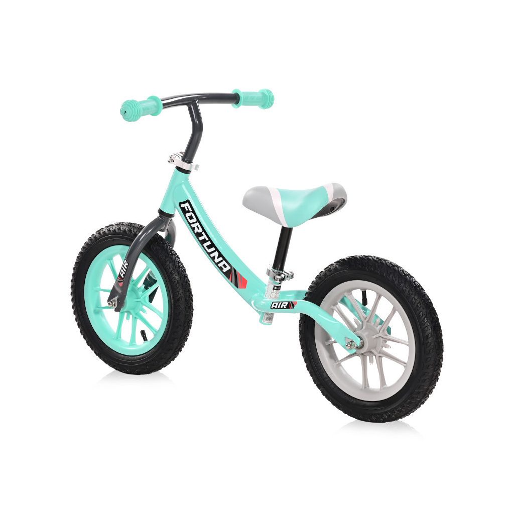 Lorelli Fortuna Air futóbicikli világító kerékkel - Grey&Green