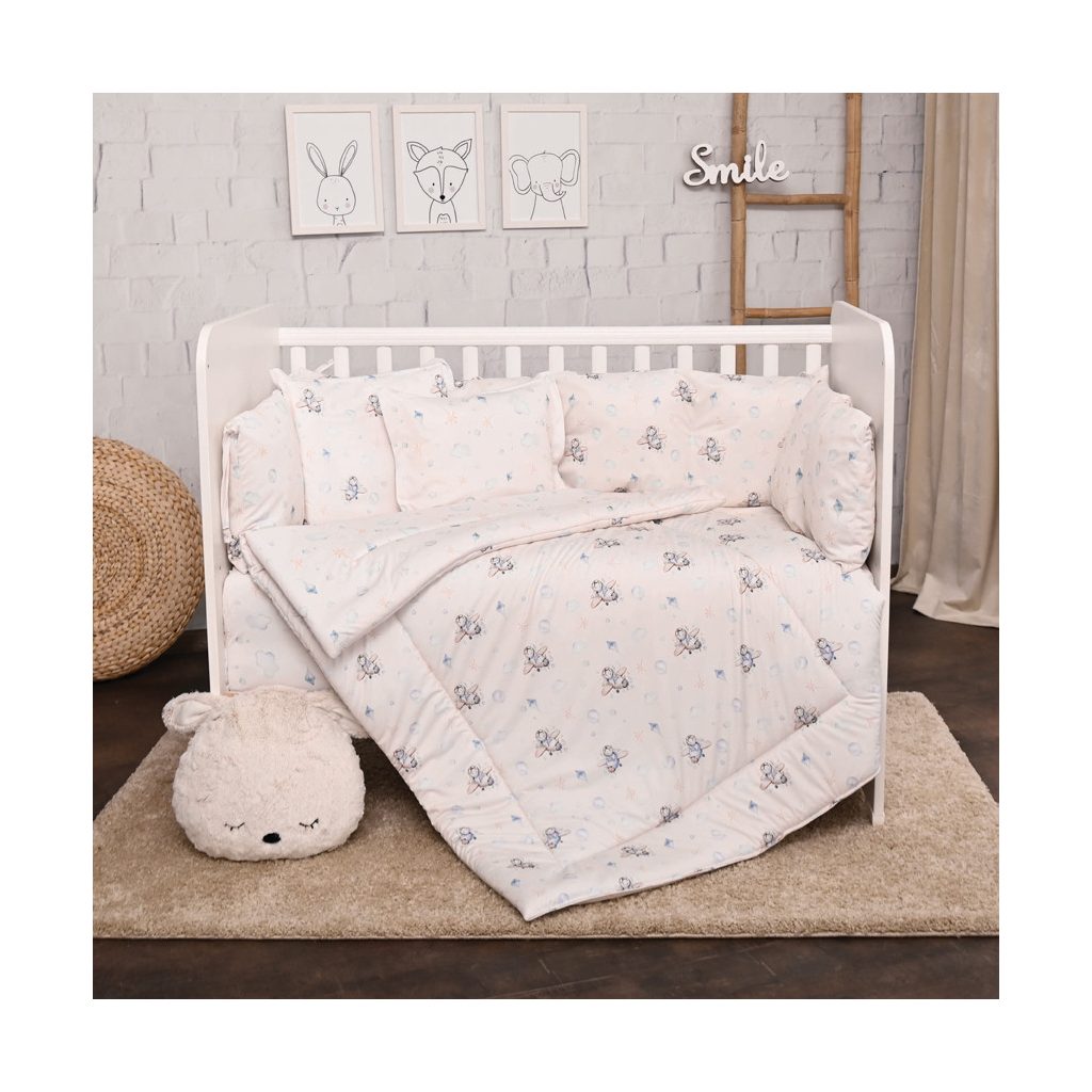 Lorelli Lilly ágynemű garnitúra 60x120 - Blue Aeroplane