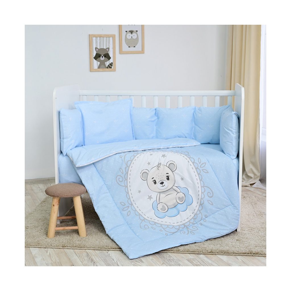 Lorelli Lilly ágynemű garnitúra 60x120 - Little Bear Blue