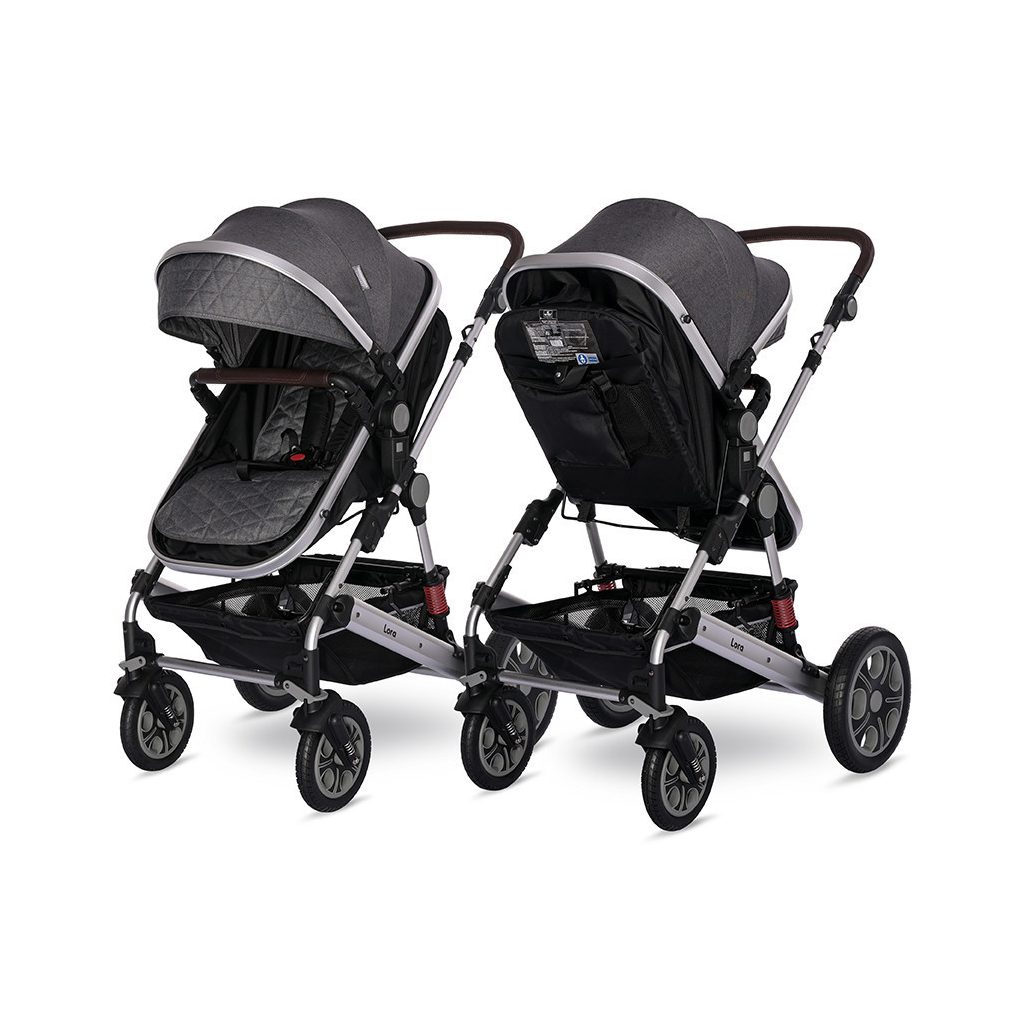 Lorelli Lora multifunkciós babakocsi - Steel Grey