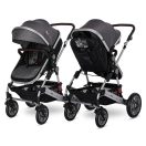 Lorelli Lora multifunkciós babakocsi - Steel Grey