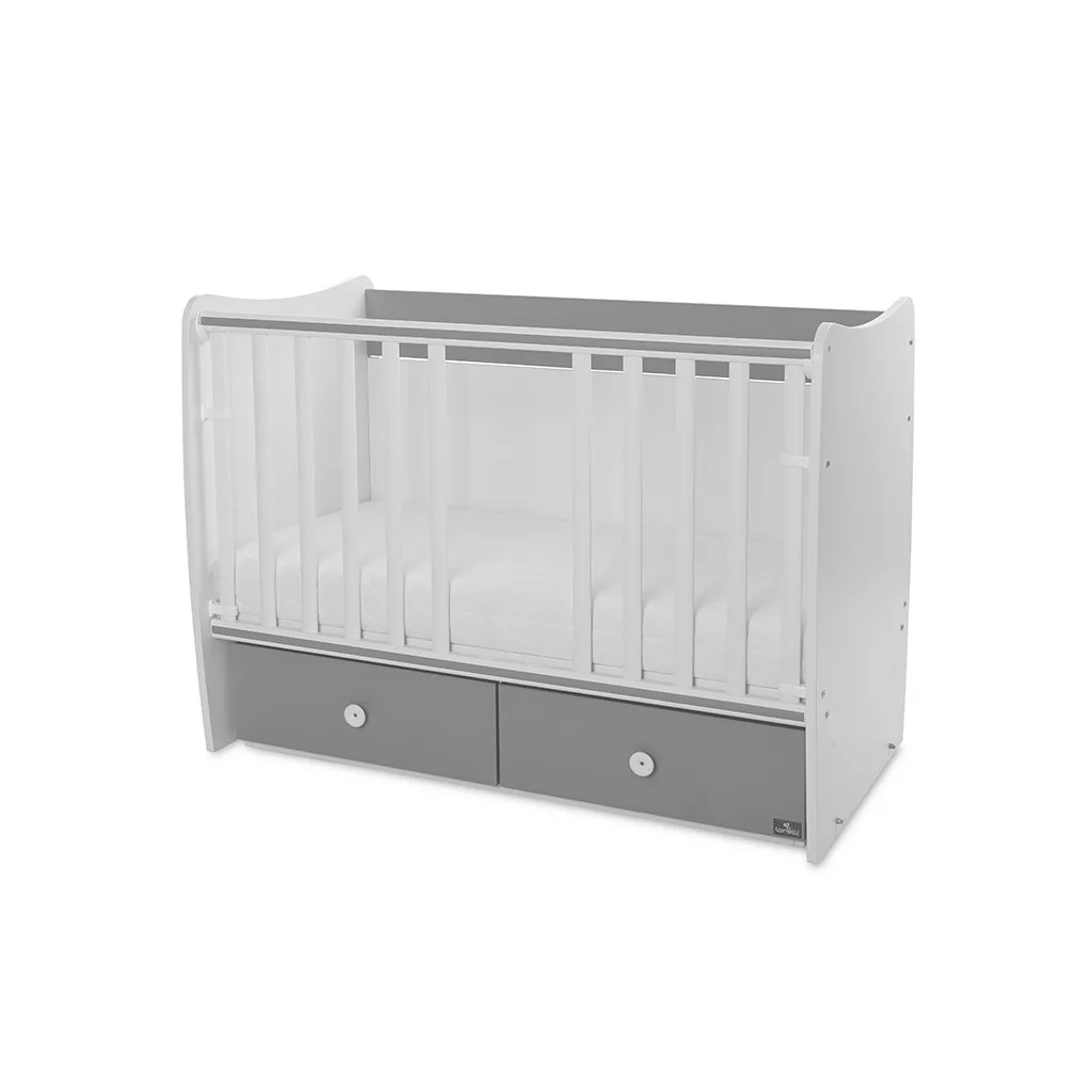 Lorelli Matrix kiságy 60x120 Stone Stone Grey 2Box