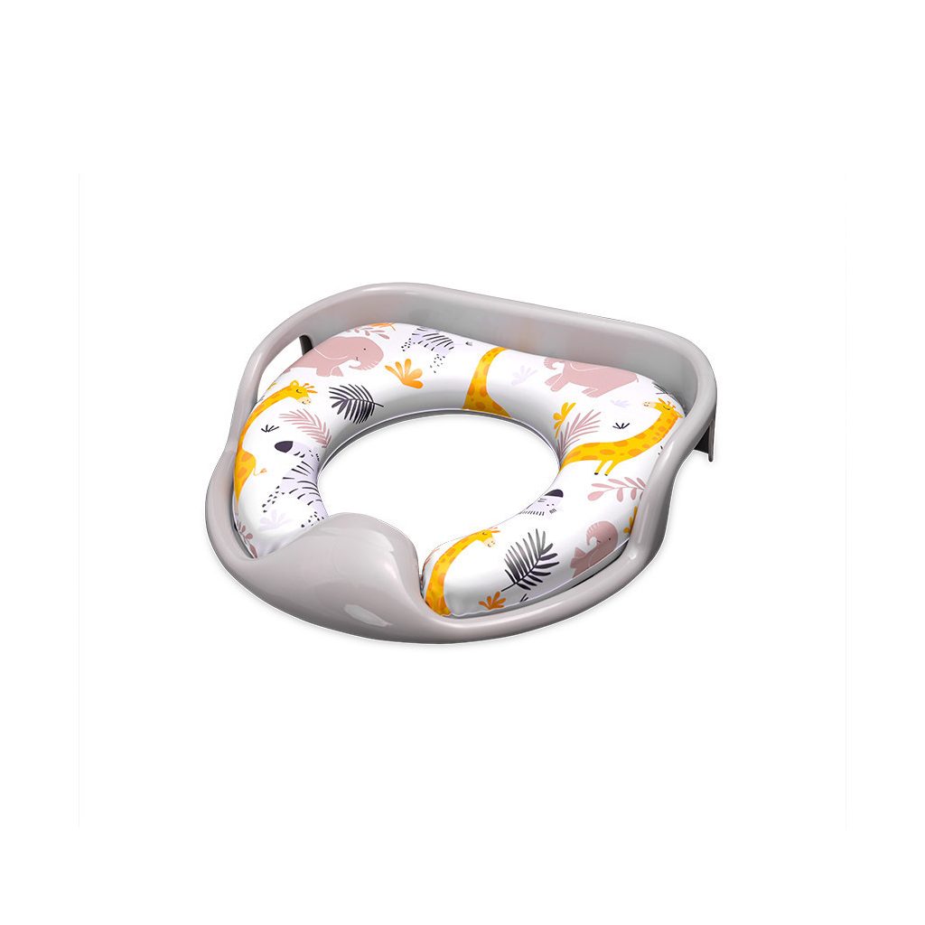 Lorelli párnázott WC szűkítő - Grey Animals