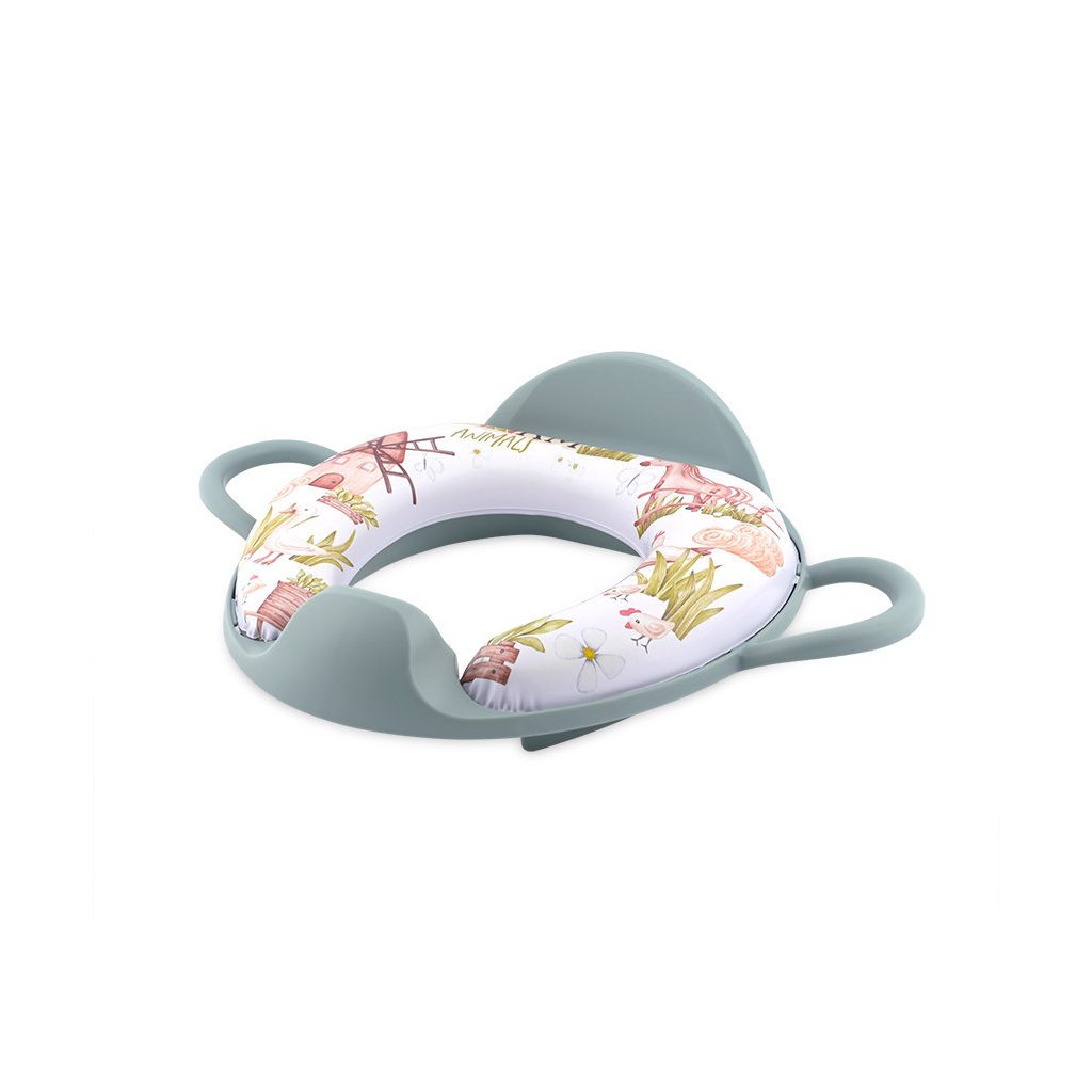 Lorelli párnázott WC szűkítő háttámlával - Green Farm