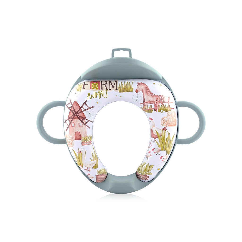 Lorelli párnázott WC szűkítő háttámlával - Green Farm